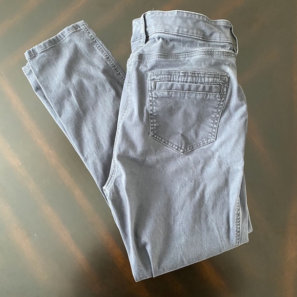 *LOFT* Blue Straight Leg Pants Size 12 - Picture 1 of 6